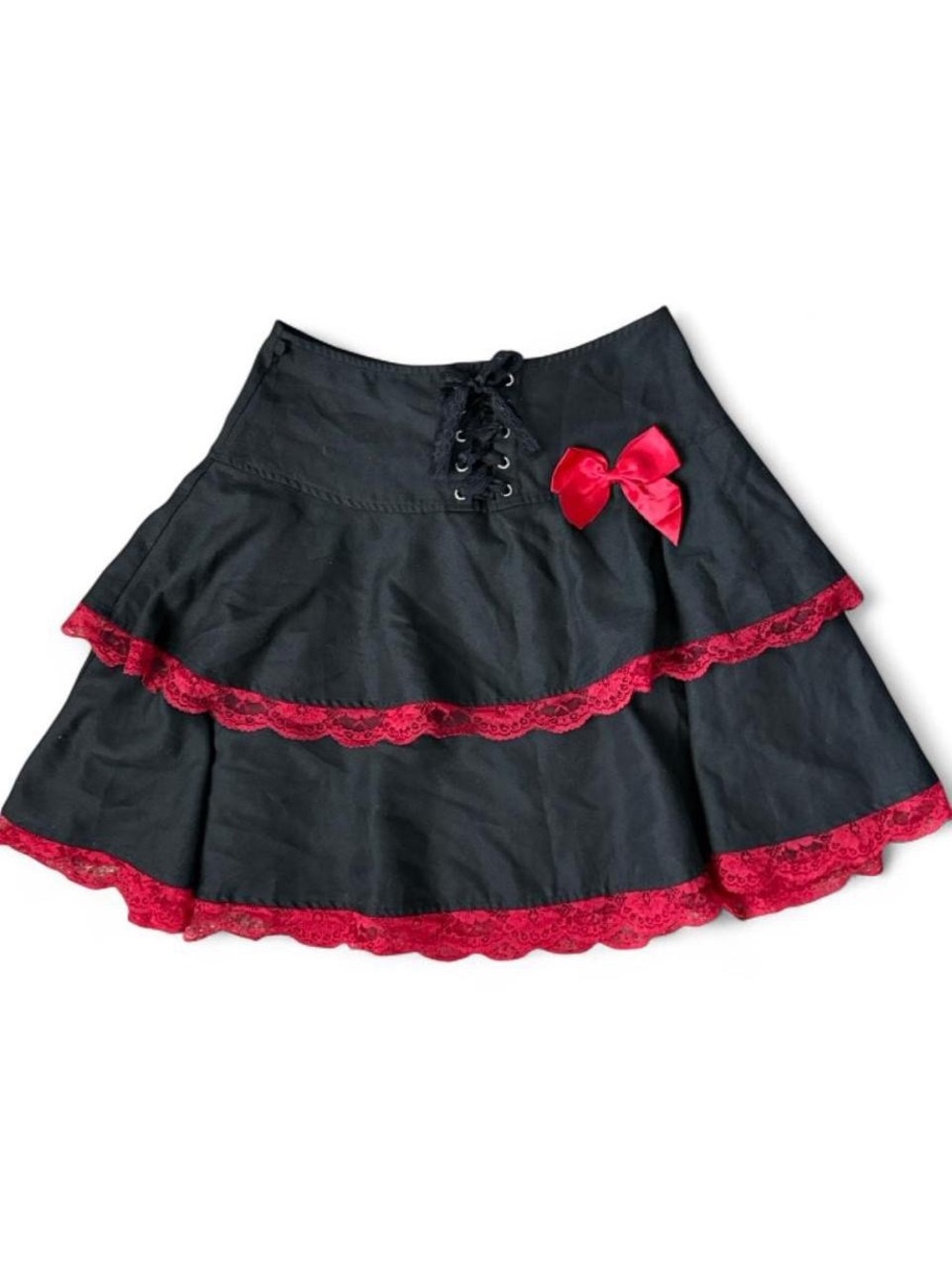 Social Collision Ruffle Skirt